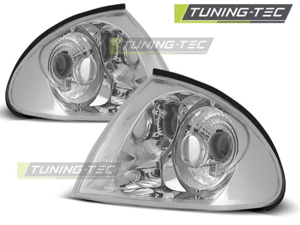 Εμπρός φλας χρωμίου για BMW E46 05.98-08.01