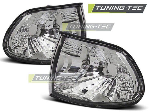 Εμπρός φλας χρωμίου για BMW E38 06.94-08.98