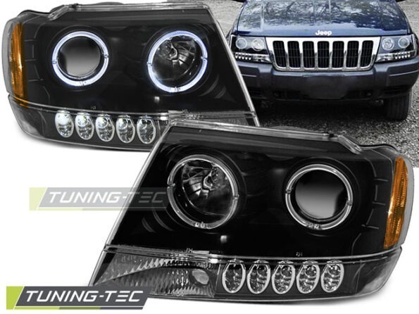 CHRYSLER JEEP GRAND CHEROKEE 99-05.05 ANGEL EYES Μαύρο