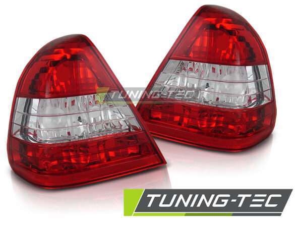 TAIL LIGHTS Κόκκινο Λευκό για MERCEDES W202 C-KLASA 06.93-06.00