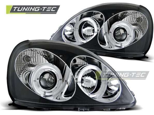 TOYOTA YARIS 04.99-09.03 ANGEL EYES Μαύρο