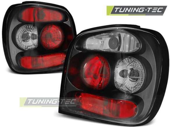 TAIL LIGHTS Μαύρο για VW POLO 6N2 10.99-10.01