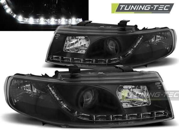 Φανάρια DAYLIGHT Μαύρο για SEAT LEON / TOLEDO 04.99-08.04
