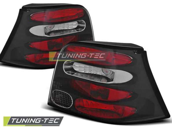 TAIL LIGHTS Μαύρο για VW GOLF 4 09.97-09.03