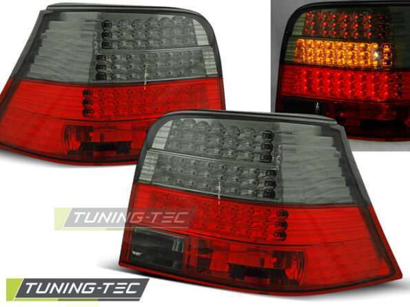 Πίσω φανάρια led Κόκκινο SMOKE για VW GOLF 4 09.97-09.03