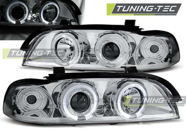 Φανάρια ANGEL EYES χρωμίου για BMW E39 09.95-05.03