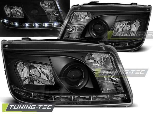 Φανάρια DAYLIGHT Μαύρο για VW BORA 09.98-05.05