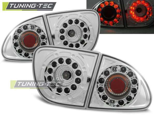 Πίσω φανάρια  led χρωμίου για SEAT LEON 04.99-08.04