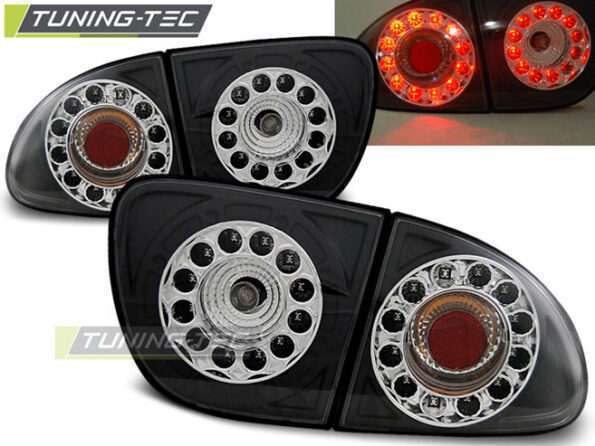 Πίσω φανάρια  led Μαύρο για SEAT LEON 04.99-08.04
