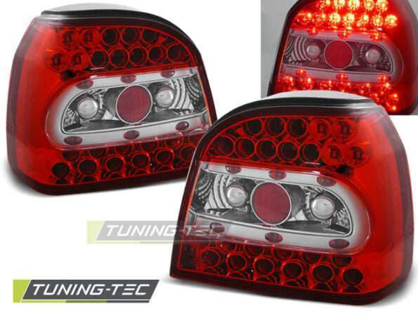 Πίσω φανάρια  led Κόκκινο Λευκό για VW GOLF 3 09.91-08.97