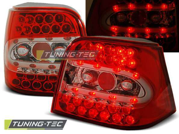 Πίσω φανάρια  led Κόκκινο Λευκό για VW GOLF 4 09.97-09.03