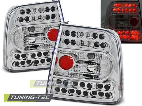 Πίσω φανάρια  led χρωμίου για VW PASSAT B5 11.96-08.00 SEDAN