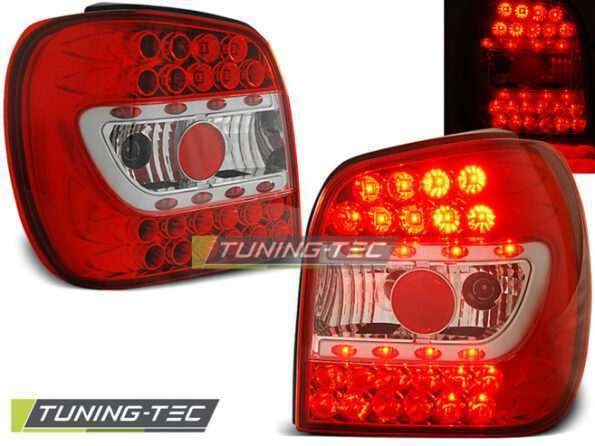Πίσω φανάρια led Κόκκινο Λευκό για VW POLO 6N 10.94-09.99