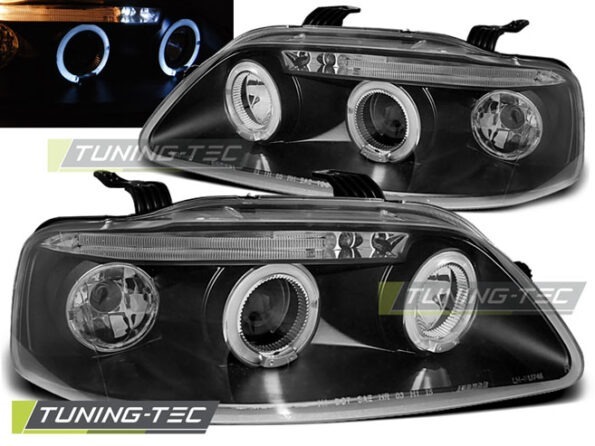 CHEVROLET AVEO 03-06 ANGEL EYES Μαύρο