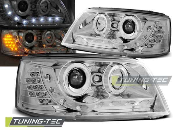 Φανάρια DAYLIGHT χρωμίου για VW T5 04.03-08.09