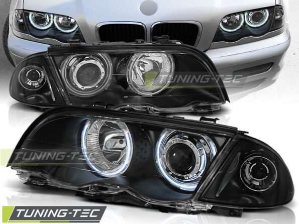 Φανάρια ANGEL EYES CCFL Μαύρο για BMW E46 05.98-08.01 S/T