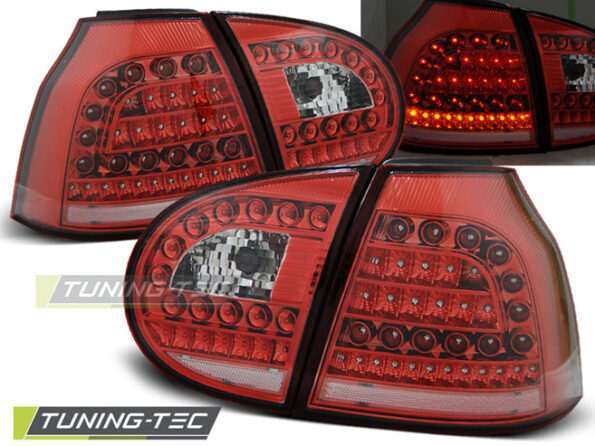 Πίσω φανάρια  led Κόκκινο Λευκό για VW GOLF 5 10.03-09