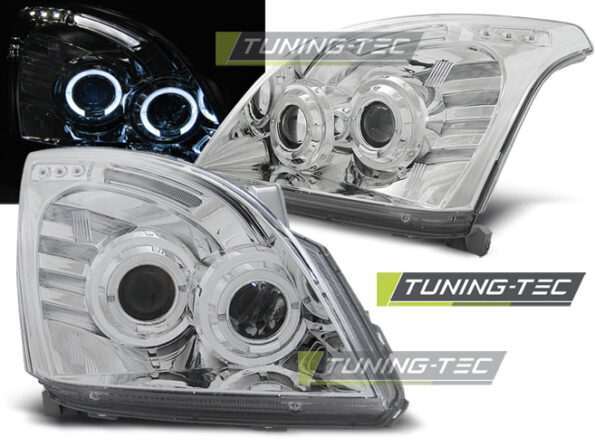 TOYOTA LAND CRUISER 120 03-09 ANGEL EYES χρωμίου