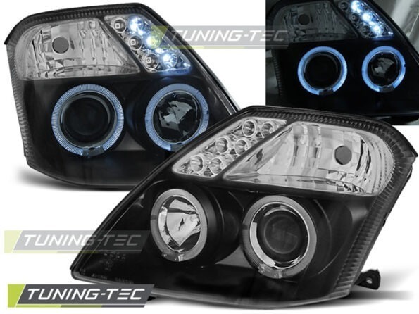 CITROEN C2 09.03-10 ANGEL EYES Μαύρο