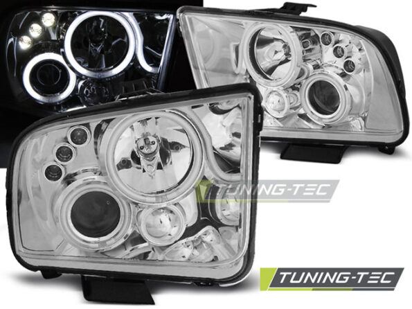 FORD MUSTANG 04-09 ANGEL EYES χρωμίου
