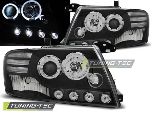 MITSUBISHI PAJERO V60 00-06 ANGEL EYES Μαύρο