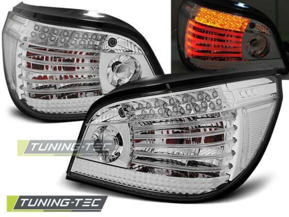 Πίσω φανάρια  led χρωμίου για BMW E60 07.03-07