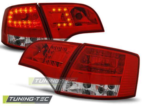 Πίσω φανάρια  led Κόκκινο Λευκό για AUDI A4 B7 11.04-03.08 AVANT