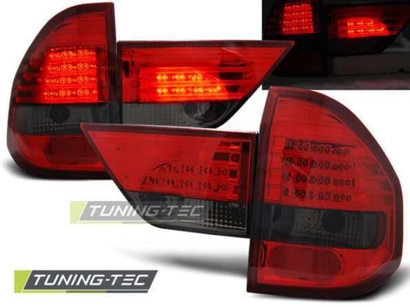 Πίσω φανάρια  led Κόκκινο SMOKE για BMW X3 E83 01.04-06