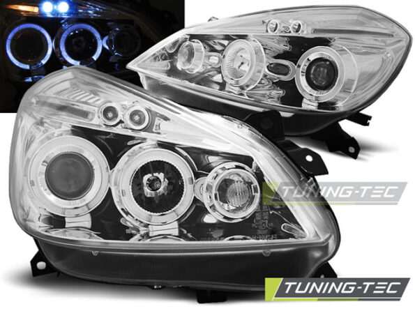 RENAULT CLIO 3 05-09 χρωμίου ANGEL EYES
