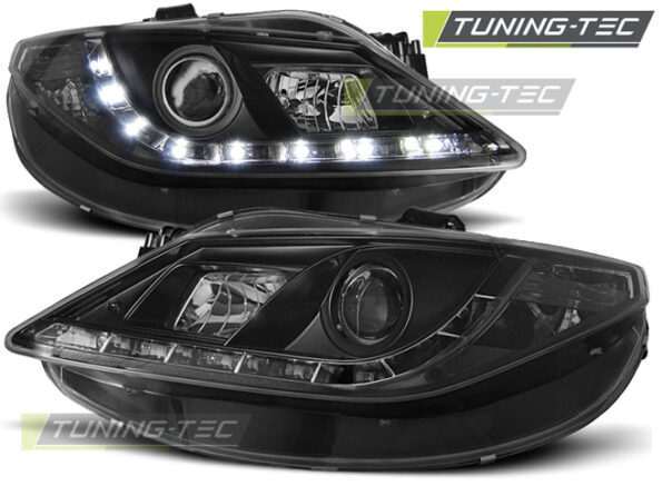Φανάρια DAYLIGHT Μαύρο για SEAT IBIZA 6J 06.08-12