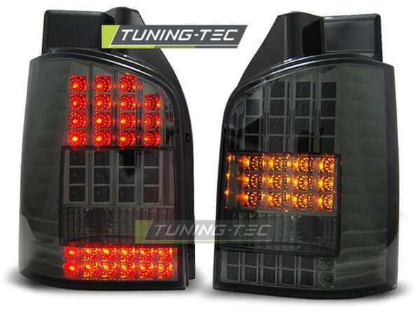 Πίσω φανάρια  led SMOKE για VW T5 04.03-09