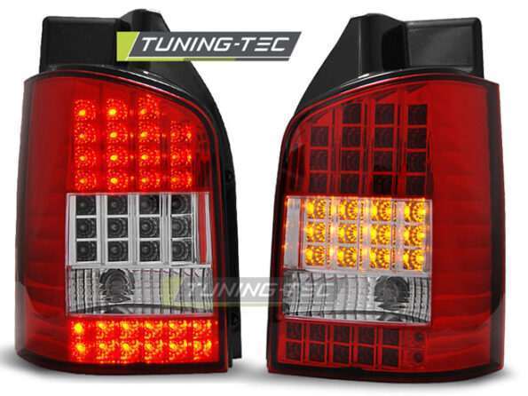 Πίσω φανάρια  led Κόκκινο Λευκό για VW T5 04.03-09