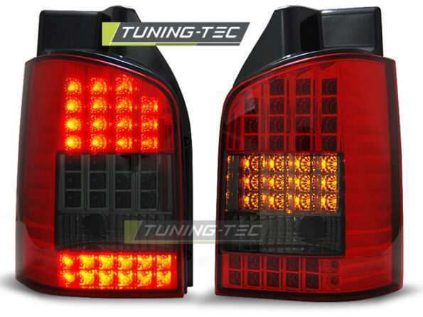 Πίσω φανάρια led Κόκκινο SMOKE για VW T5 04.03-09