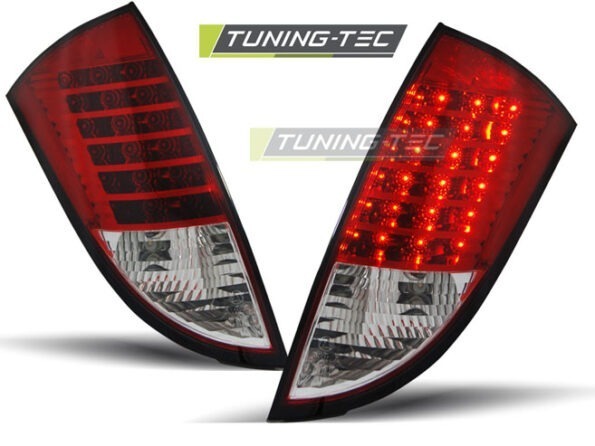 FORD FOCUS 1 HB 98-04 Κόκκινο Λευκό LED