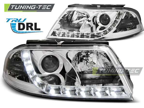 Φανάρια TRUE DRL χρωμίου για VW PASSAT 3BG 09.00-03.05