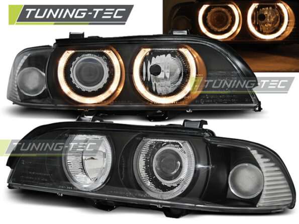 XENON Φανάρια ANGEL EYES Μαύρο για BMW E39 09.95-06.03