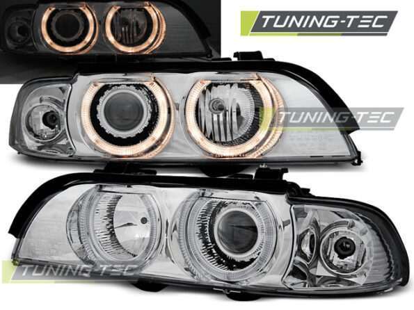 Φανάρια ANGEL EYES χρωμίου για BMW E39 09.95-06.03