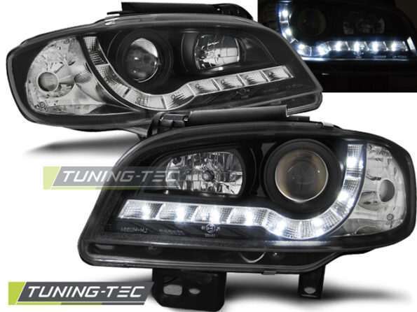 Φανάρια DAYLIGHT Μαύρο για SEAT IBIZA/CORDOBA 09.99-03.02