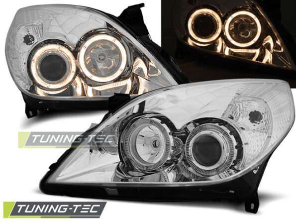 OPEL VECTRA C 09.05-08 ANGEL EYES χρωμίου