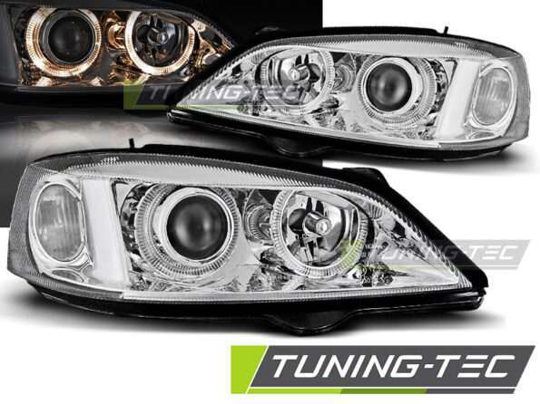 OPEL ASTRA G 09.97-02.04 ANGEL EYES χρωμίου