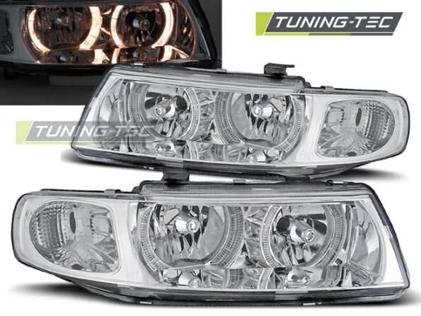 Φανάρια ANGEL EYES χρωμίου για SEAT LEON / TOLEDO 04.99-08.04