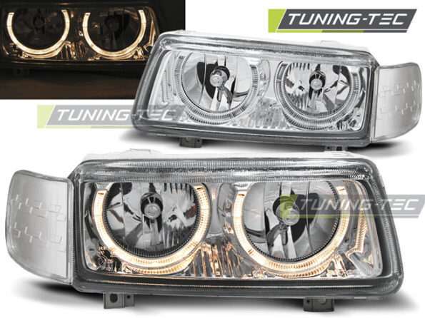 Φανάρια ANGEL EYES χρωμίου για VW PASSAT B4 11.93-05.97