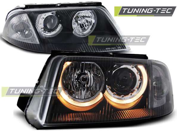 Φανάρια ANGEL EYES Μαύρο για VW PASSAT 3BG B5 FL 09.00-03.05