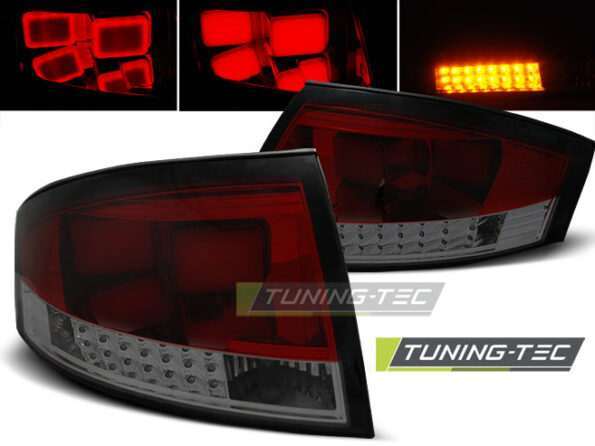 Πίσω φανάρια led Κόκκινο SMOKE για AUDI TT 8N 99-06