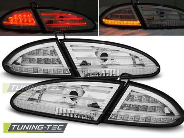 Πίσω φανάρια  led χρωμίου για SEAT LEON 06.05-09