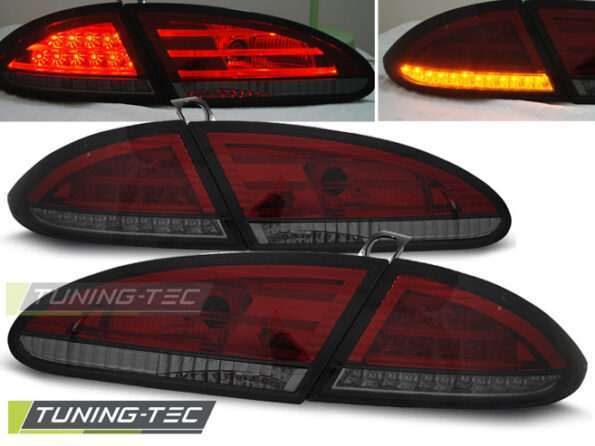 Πίσω φανάρια led Κόκκινο SMOKE για SEAT LEON 06.05-09