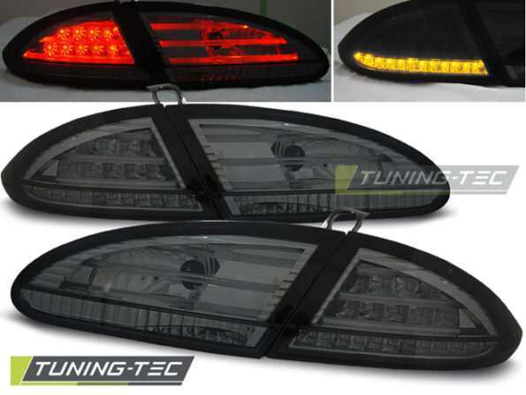 Πίσω φανάρια  led SMOKE για SEAT LEON 06.05-09