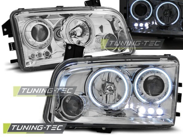 DODGE CHARGER LX 06-10 ANGEL EYES CCFL χρωμίου