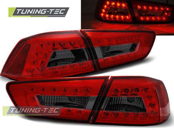 MITSUBISHI LANCER 8 SEDAN 08-11 Κόκκινο SMOKE LED
