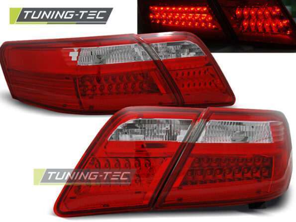 TOYOTA CAMRY 6 XV40 06-09 Κόκκινο Λευκό LED